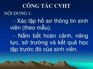 c ng t c cvht