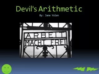 Devil's Arithmetic By: Jane Yolen