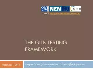 The GITB Testing Framework