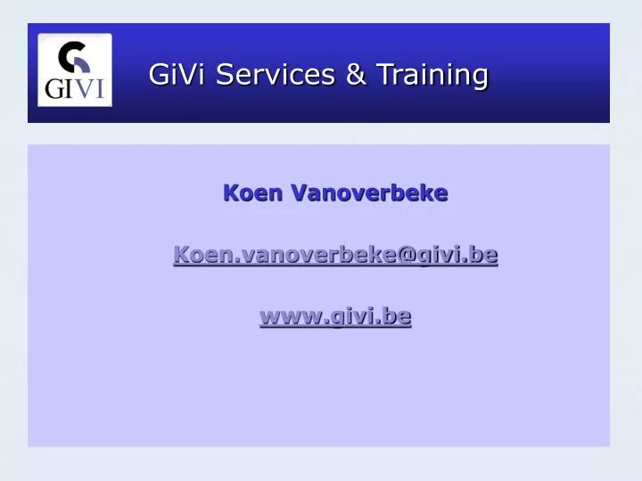givi services training