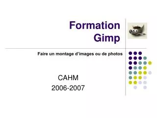 formation gimp