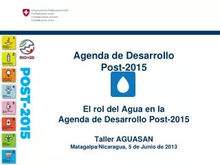 Agenda de Desarrollo Post-2015 de la ONU – Processo