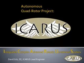 Autonomous Quad-Rotor Project: