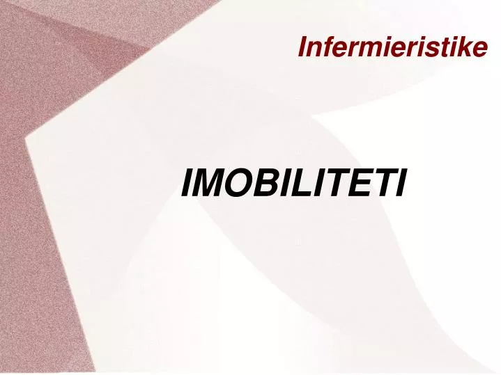 imobiliteti