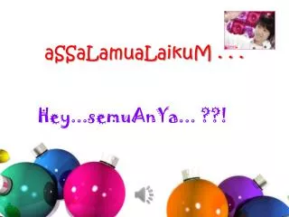 assalamualaikum