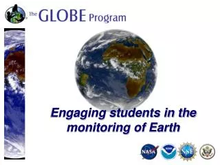 Engaging students in the monitoring of Earth