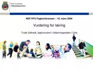 nsf vfo fagkonferansen 16 mars 2009