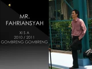 mr fahriansyah