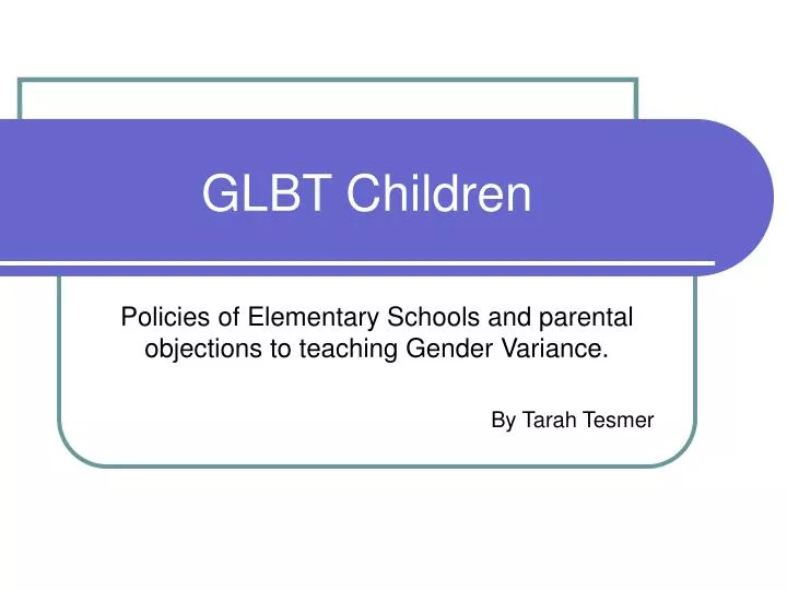 glbt children