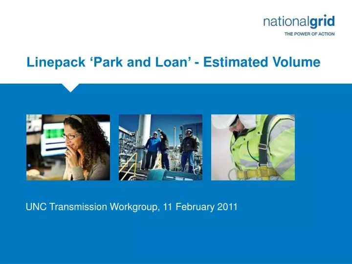 linepack park and loan estimated volume