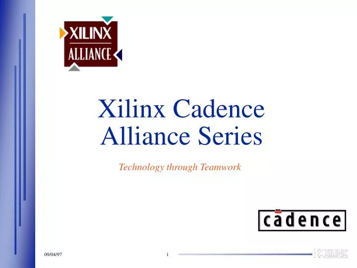 xilinx cadence alliance series