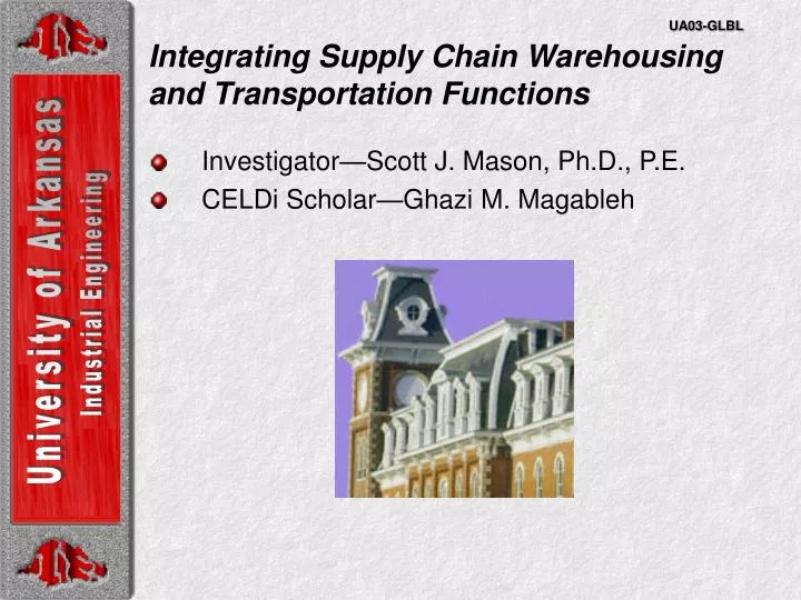 integrating supply chain warehousing and transportation functions