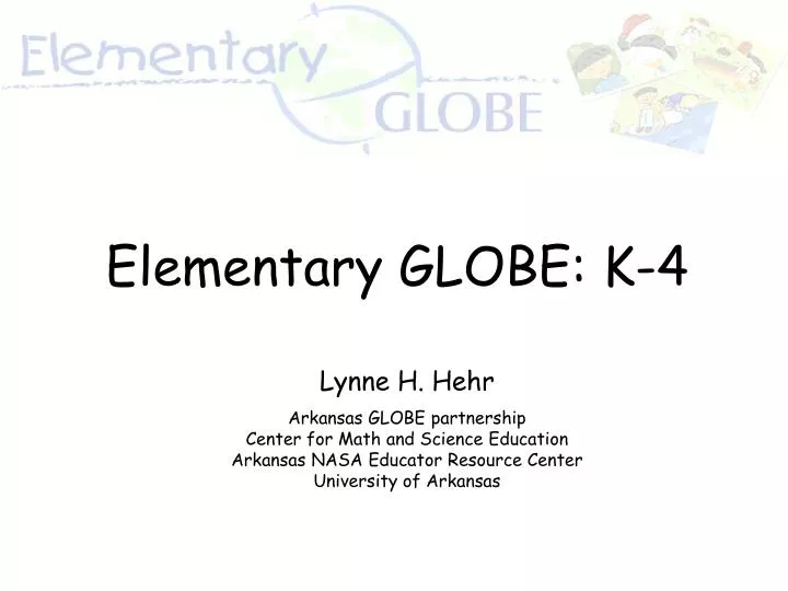 elementary globe k 4