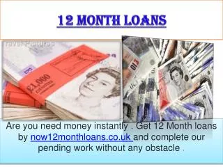 12 Month Loans-Fast educational funding intended for meetin