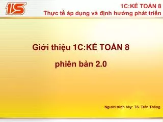 1c k to n 8 th c t p d ng v nh h ng ph t tri n