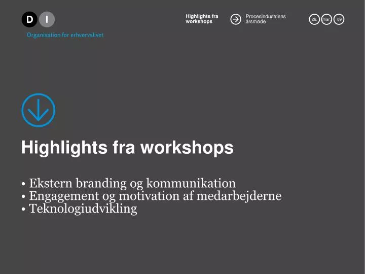 highlights fra workshops