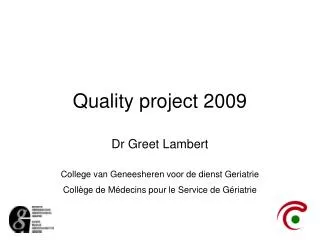 Quality project 2009