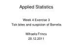 Applied Statistics - slide 1