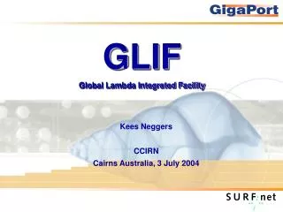 GLIF Global Lambda Integrated Facility