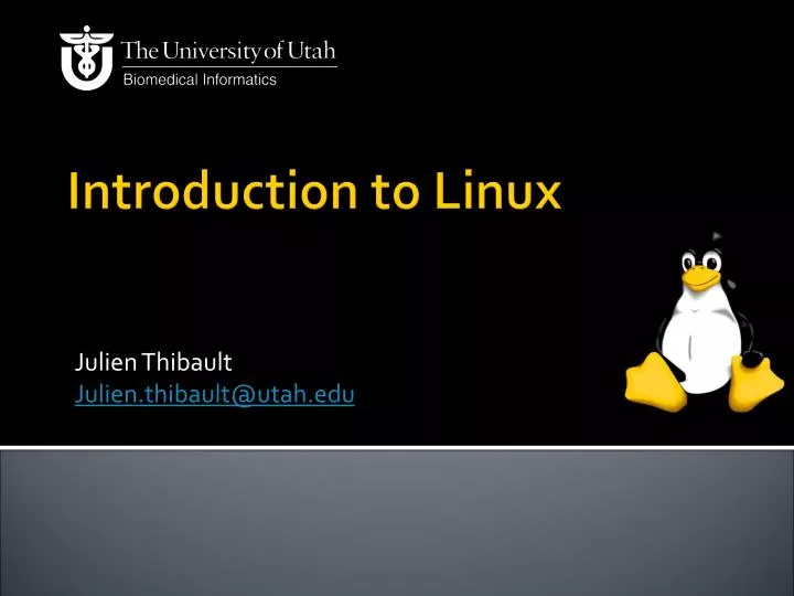 introduction to linux