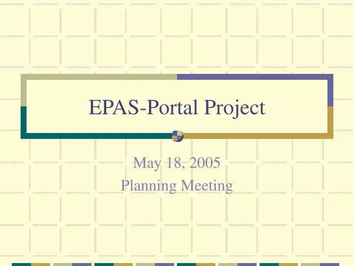 epas portal project