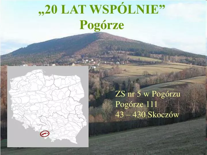 20 lat wsp lnie pog rze