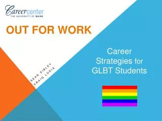 Career Strategies for GLBT Students