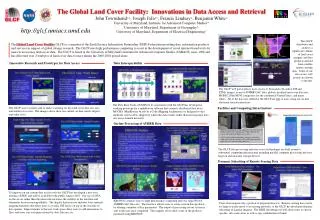 The Global Land Cover Facility: Innovations in Data Access and Retrieval