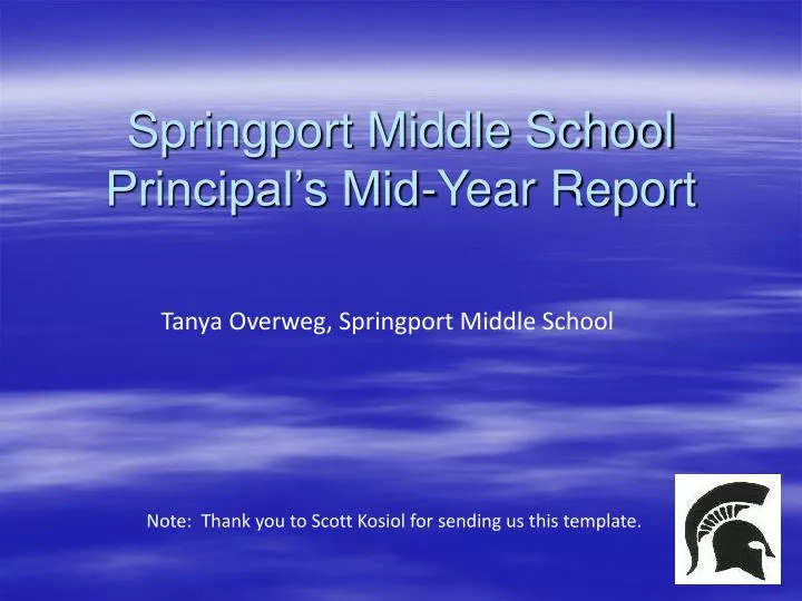 springport middle school principal s mid year report