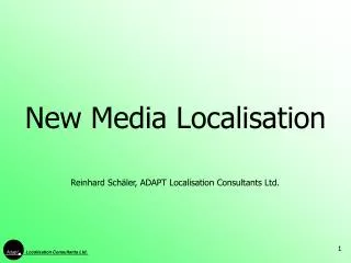 New Media Localisation