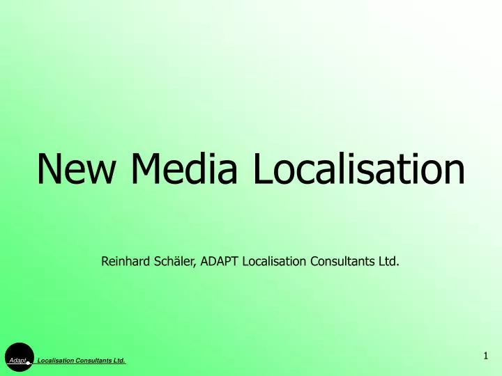 new media localisation