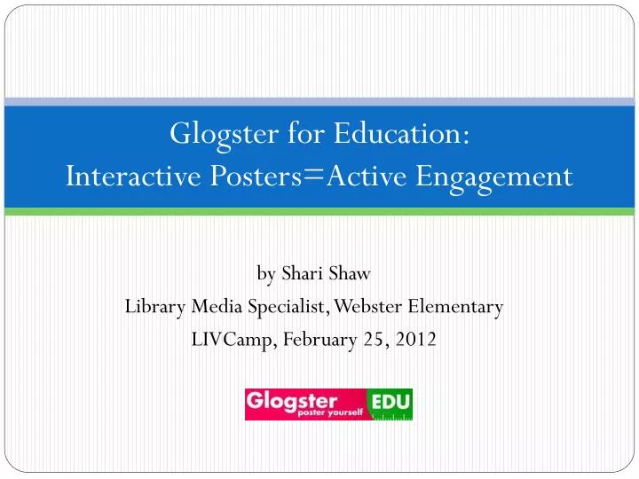 glogster for education interactive posters active engagement