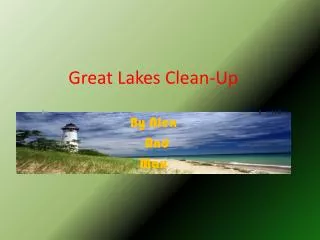 Great Lakes Clean-Up