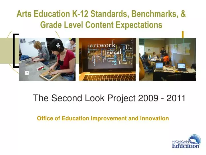 arts education k 12 standards benchmarks grade level content expectations
