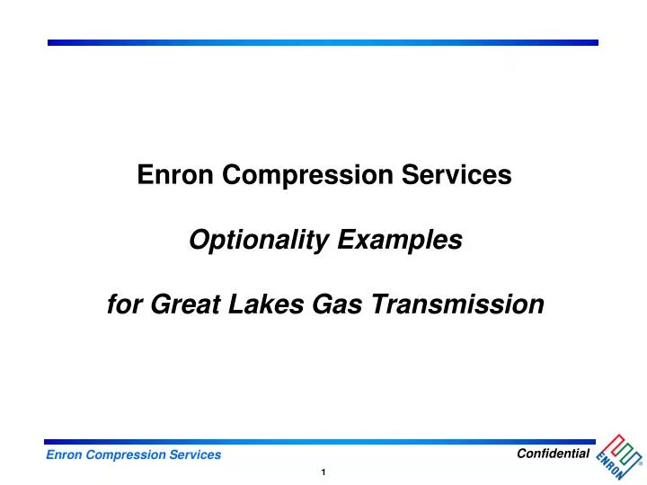 enron compression services optionality examples for great lakes gas transmission