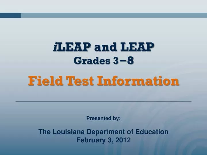 i leap and leap grades 3 8