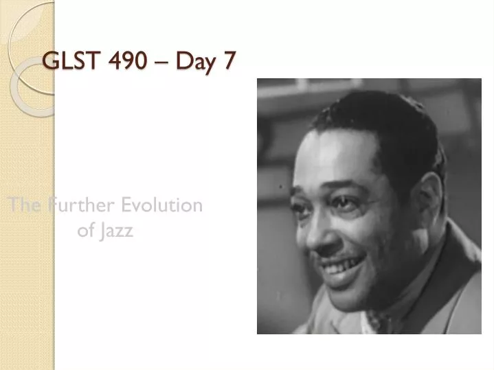 the further evolution of jazz
