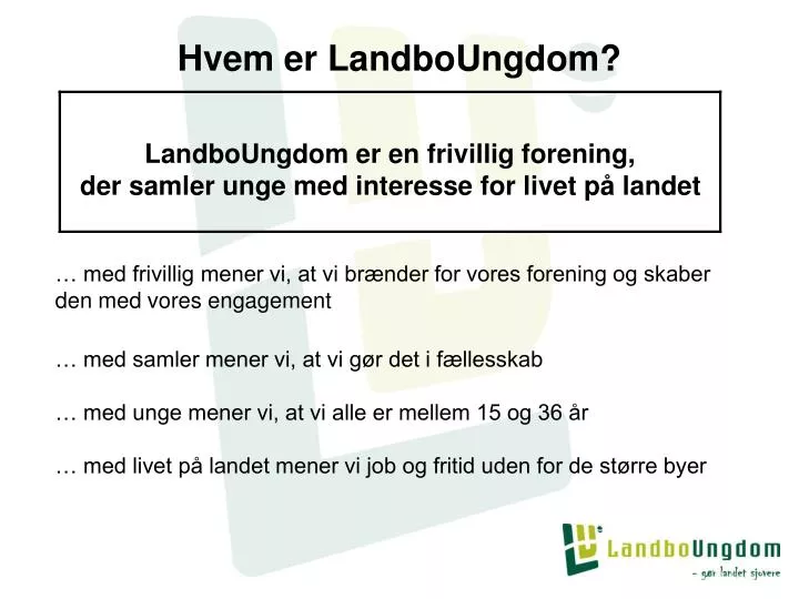 hvem er landboungdom