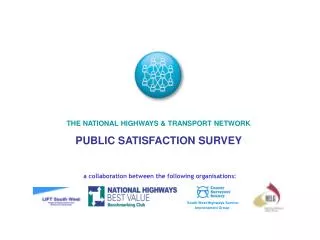 THE NATIONAL HIGHWAYS &amp; TRANSPORT NETWORK PUBLIC SATISFACTION SURVEY