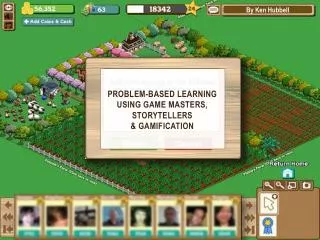Problem-Based Learning using Game Masters, Storytellers &amp; Gamification
