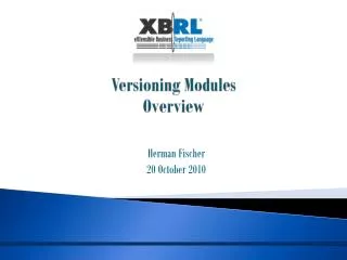 Versioning Modules Overview