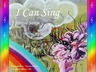 I Can Sing