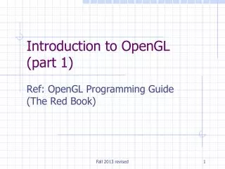 Introduction to OpenGL (part 1)