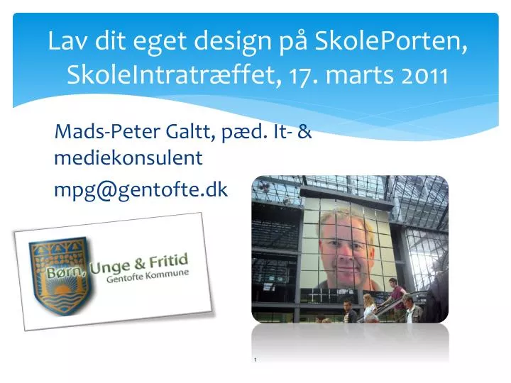 lav dit eget design p skoleporten skoleintratr ffet 17 marts 2011