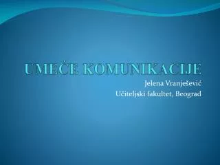 ume e komunikacije
