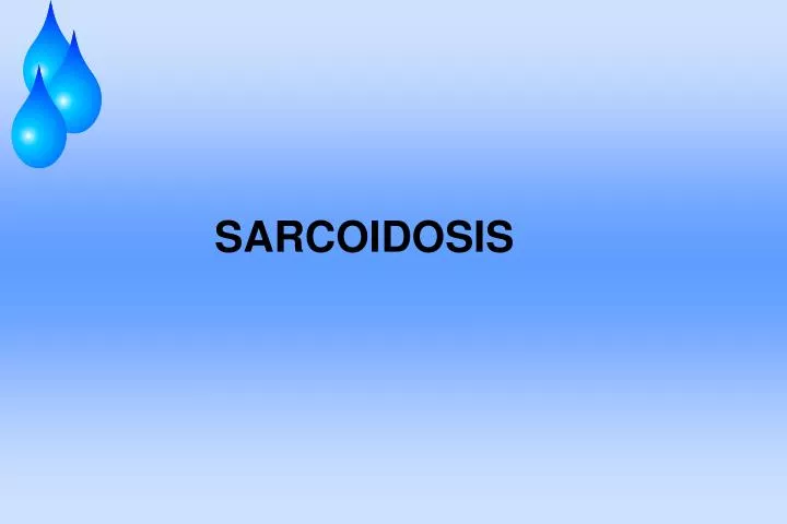 sarcoidosis