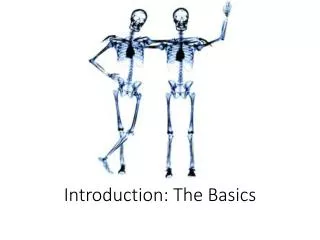 Introduction: The Basics