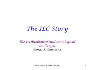 The ILC Story