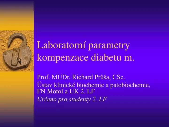 laboratorn parametry kompenzace diabetu m