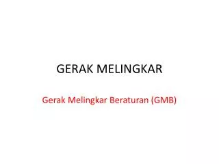 gerak melingkar